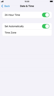 Press the Home key to return to the home screen.