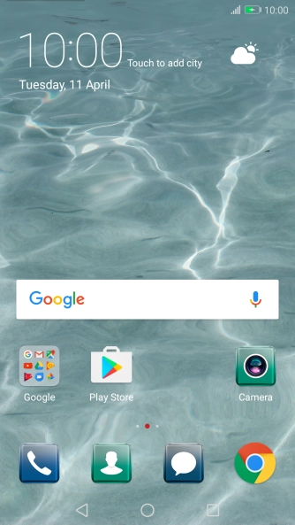 When the battery charging icon is displayed, the battery is charging.