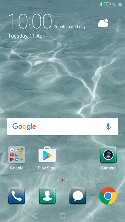 When the battery charging icon is displayed, the battery is charging.