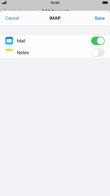 Press Save. Your email account has now been set up. To select more settings for incoming and outgoing server, proceed with the following steps.