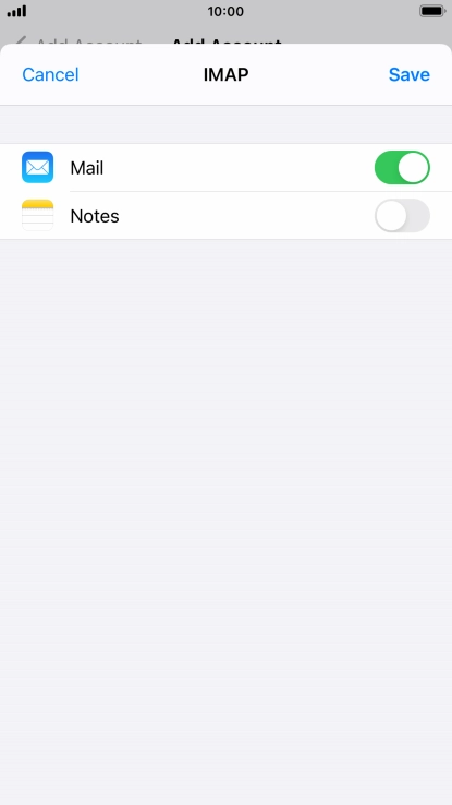 Press Save. Your email account has now been set up. To select more settings for incoming and outgoing server, proceed with the following steps.