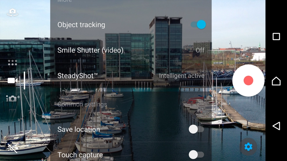 Press Save location to turn the function on or off.