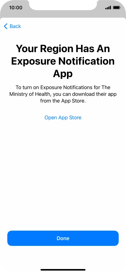 Press Open App Store and follow the instructions on the screen to download and install the app.