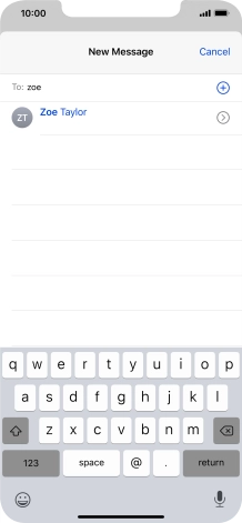 Press the required contact.