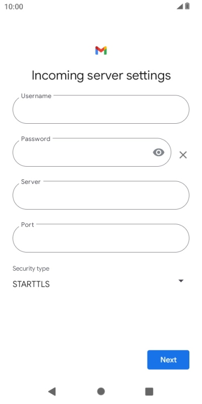 Press the field below 