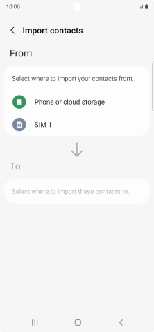 Press the name of the SIM.