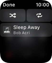 Press the shuffle icon.