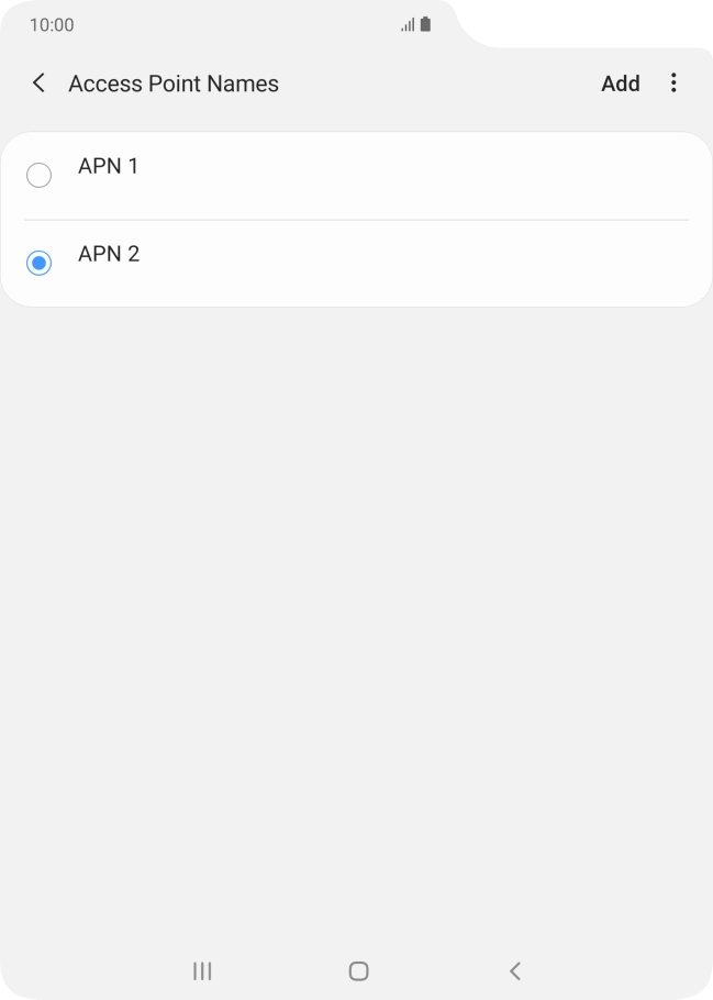 Press the Home key to return to the home screen.