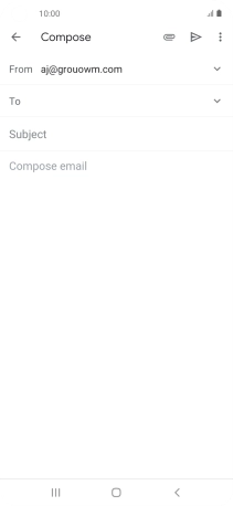 Press To and key in the first letters of the recipient's name.