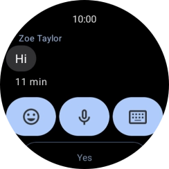 Press the microphone icon.
