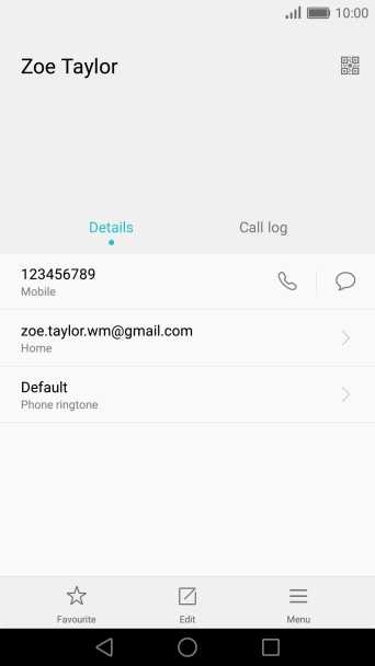 Press the required number.