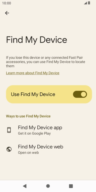 Press the Home key to return to the home screen.