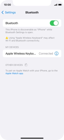 Slide your finger upwards starting from the bottom of the screen to return to the home screen.
