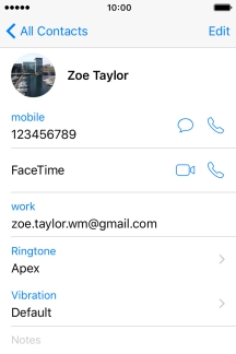 Press the Home key to return to the home screen.