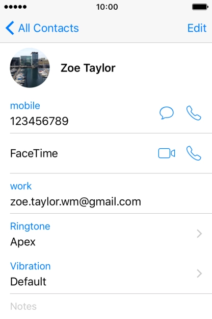 Press the Home key to return to the home screen.