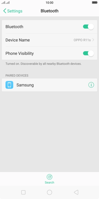 Press the Home key to return to the home screen.