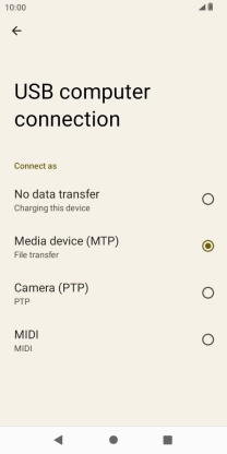 Press Media device (MTP).