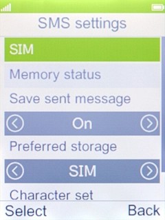 Select SIM.