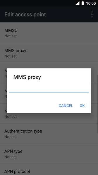 Key in 10.202.002.060 and press OK.