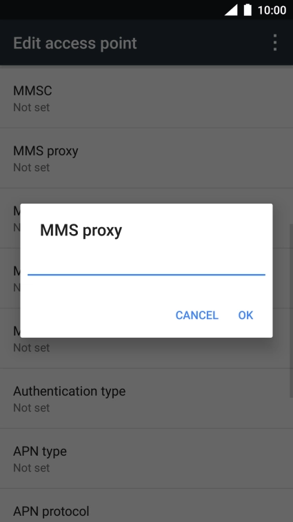 Key in 10.202.002.060 and press OK.