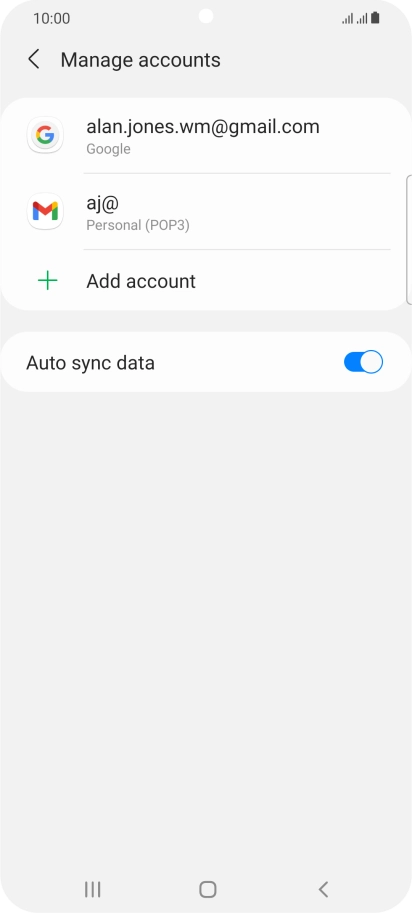 Press the Home key to return to the home screen.