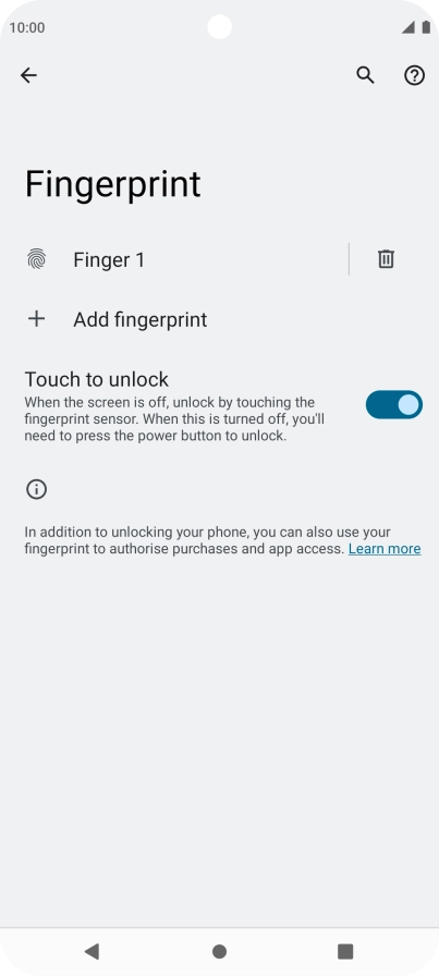 Press the Return key.