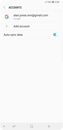 Press the Home key to return to the home screen.