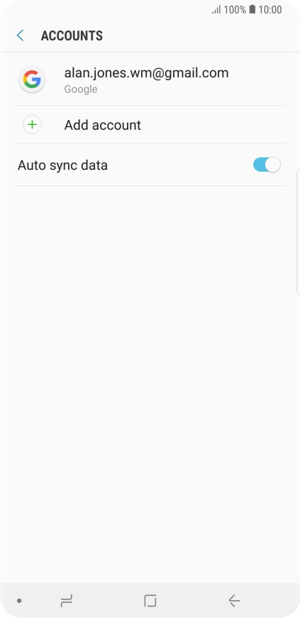Press the Home key to return to the home screen.