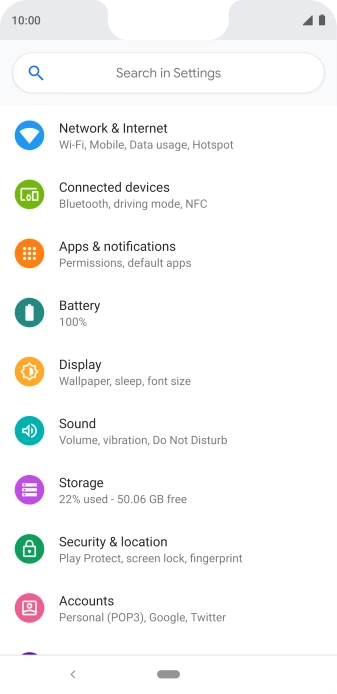 Press Connected devices.