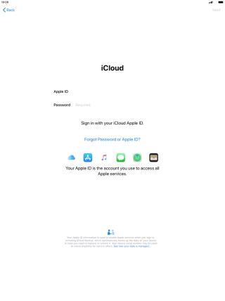 Press the field next to 