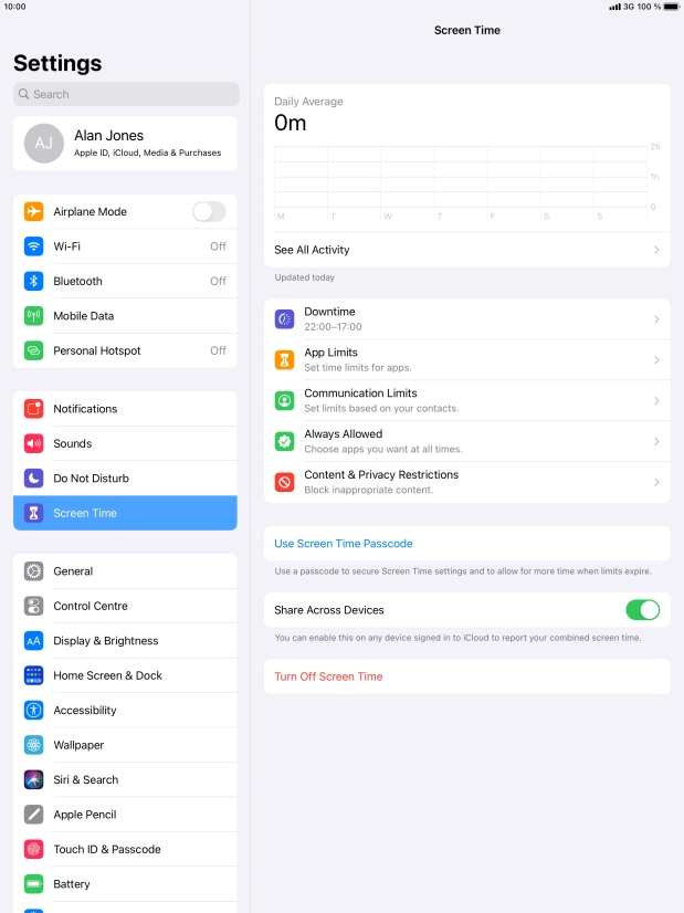 Press See All Activity.