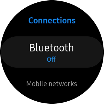 Press Mobile networks.