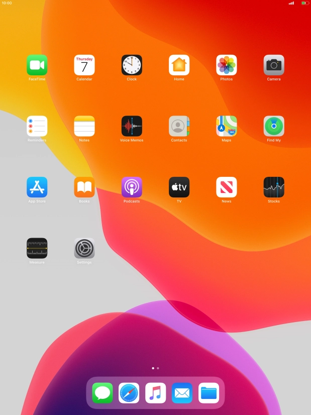 When the battery charging icon is displayed, the battery is charging.