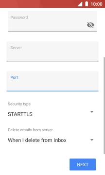 Press the field below 