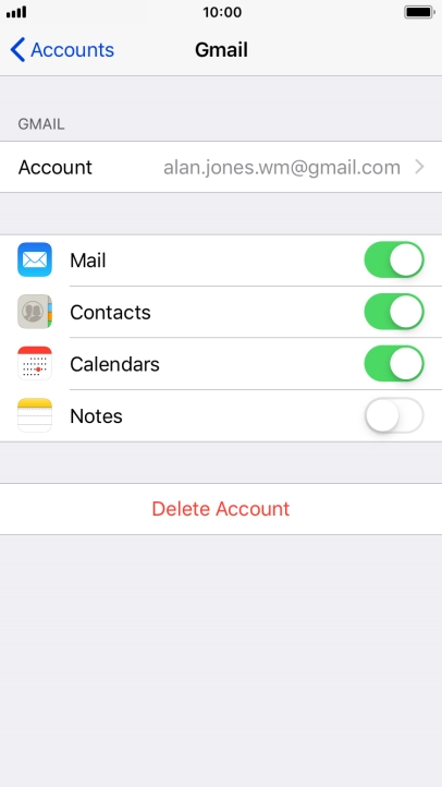 Press the Home key to return to the home screen.