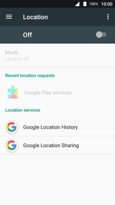 Press the indicator to turn the function on or off.