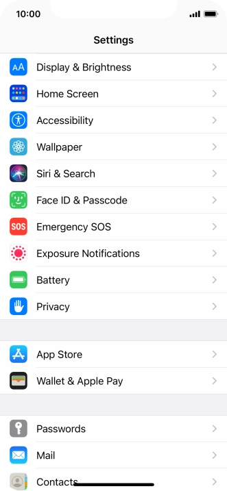 Press Exposure Notifications.
