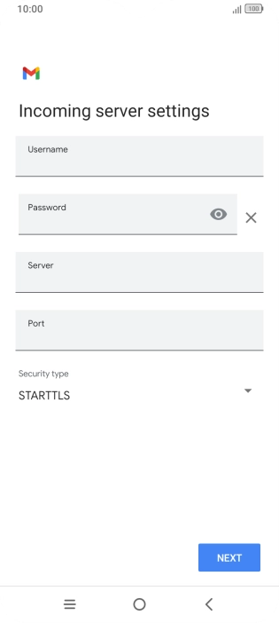 Press the field below 