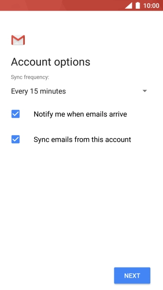 Press the drop down list below 