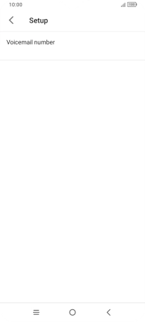 Press Voicemail number.