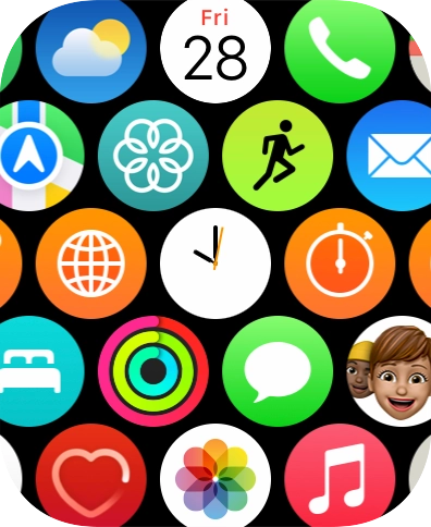 Press the message icon.