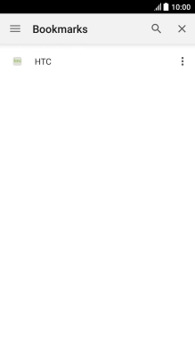 Press the required bookmark.