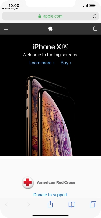 Press the screen a little harder until the content of the message is opened in the relevant application.