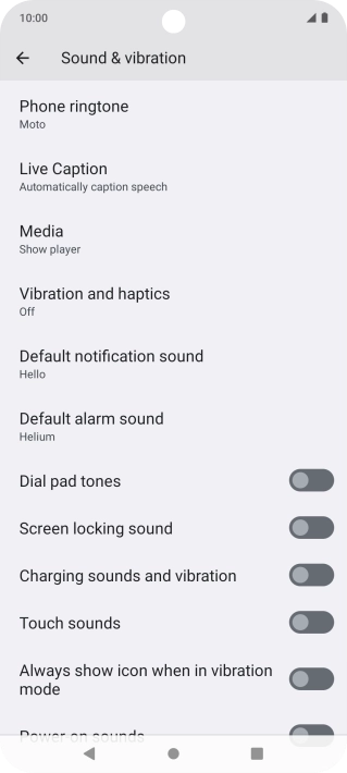 Press Phone ringtone.