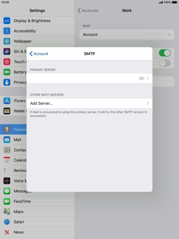 Press the field below 