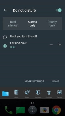 If you turn on the function, press DONE.