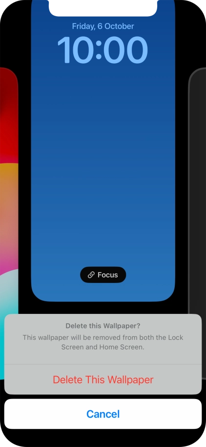 Press Delete This Wallpaper.