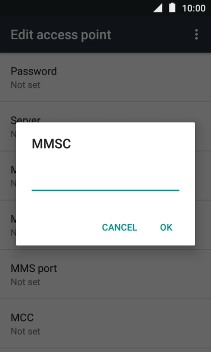Key in http://pxt.vodafone.net.au/pxtsend and press OK.