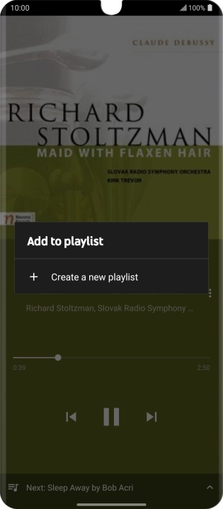 Press Create a new playlist.