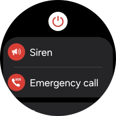 Press the power off icon.